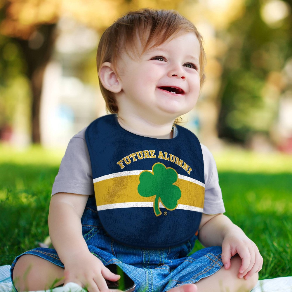 slide 2 of 2, NCAA Notre Dame Fighting Irish Bib, 1 ct