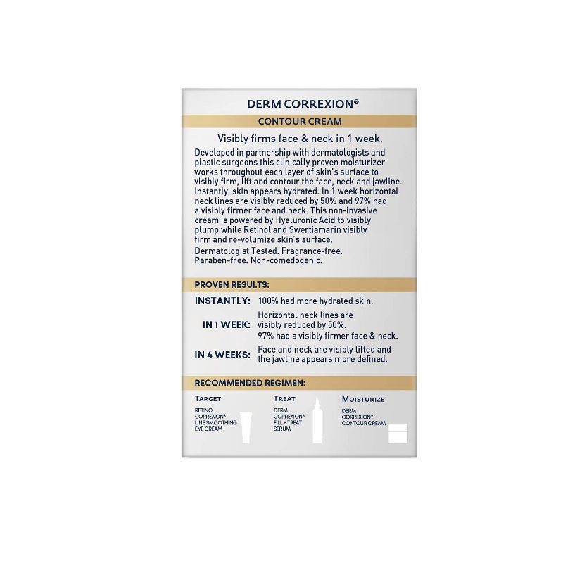 slide 3 of 5, RoC Derm Correxion Contour Cream for Face and Neck​ - 1.7oz, 1.7 oz