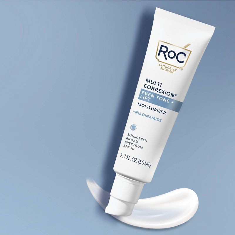 slide 3 of 8, RoC Multi Correxion Even Tone + Lift 5-in-1 Daily Moisturizer - SPF 30 - 1.7oz, 30 ct; 1.7 oz