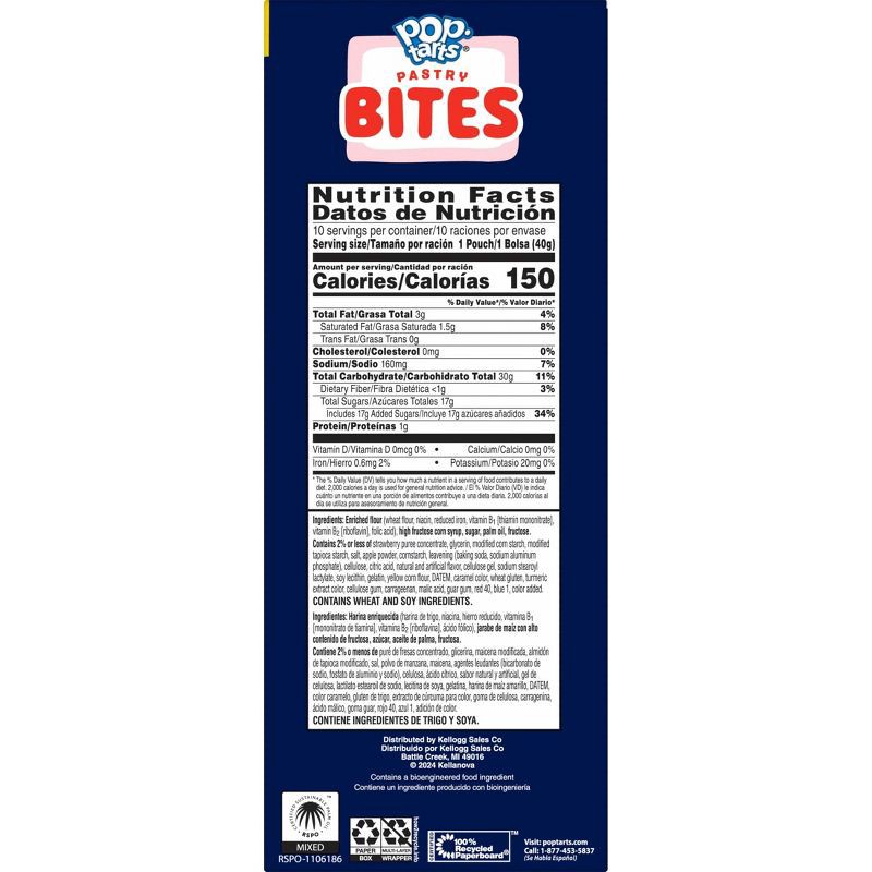slide 2 of 10, Pop-Tarts Bites Frosted Strawberry Pastries - 10ct /14.1oz, 10 ct, 14.1 oz
