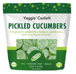 Veggie Confetti Pickled Cucumbers 12 oz
