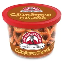 Von Hansen's Cinnamon Crunch Seasoned Pretzel Cup