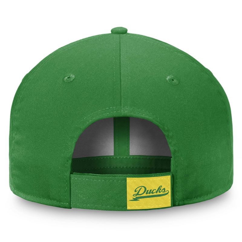 slide 2 of 3, NCAA Oregon Ducks Structured Brushed Cotton Hat: Solid Pattern, Adjustable, One Size Fits Most, 1 ct
