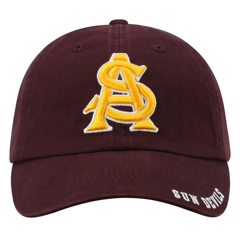slide 3 of 4, NCAA Arizona State Sun Devils Captain Unstructured Washed Cotton Hat, 1 ct