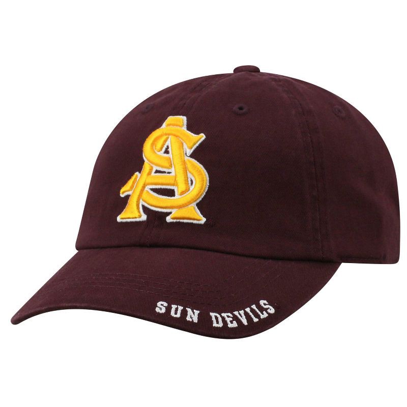 slide 1 of 4, NCAA Arizona State Sun Devils Captain Unstructured Washed Cotton Hat, 1 ct