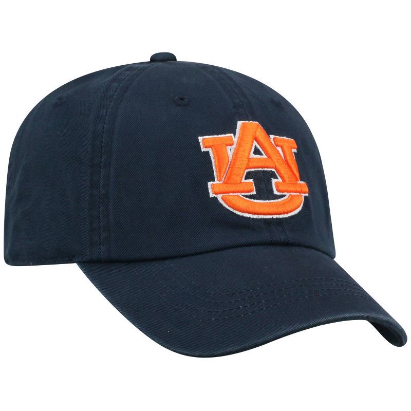 slide 2 of 4, NCAA Auburn Tigers Captain Unstructured Washed Cotton Hat: Adjustable Baseball Headgear, 1 ct