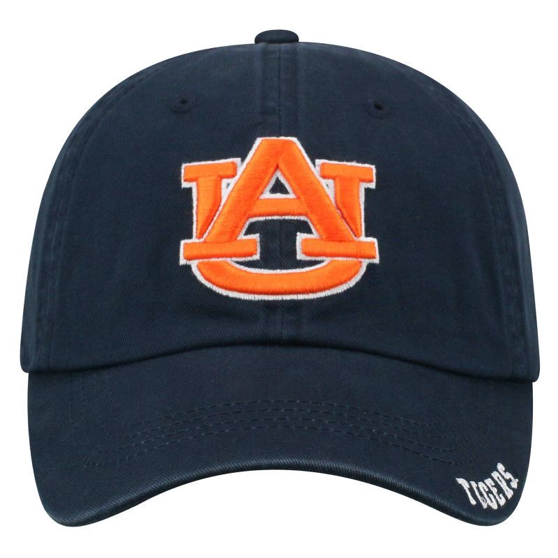 slide 3 of 4, NCAA Auburn Tigers Captain Unstructured Washed Cotton Hat: Adjustable Baseball Headgear, 1 ct