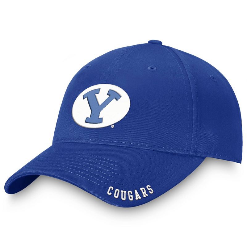 slide 1 of 2, NCAA BYU Cougars Captain Unstructured Washed Cotton Hat, 1 ct