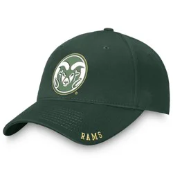 NCAA Colorado State Rams Unstructured Washed Cotton Hat: Solid Pattern, Adjustable Pull-On Closure, One Size Fits Most