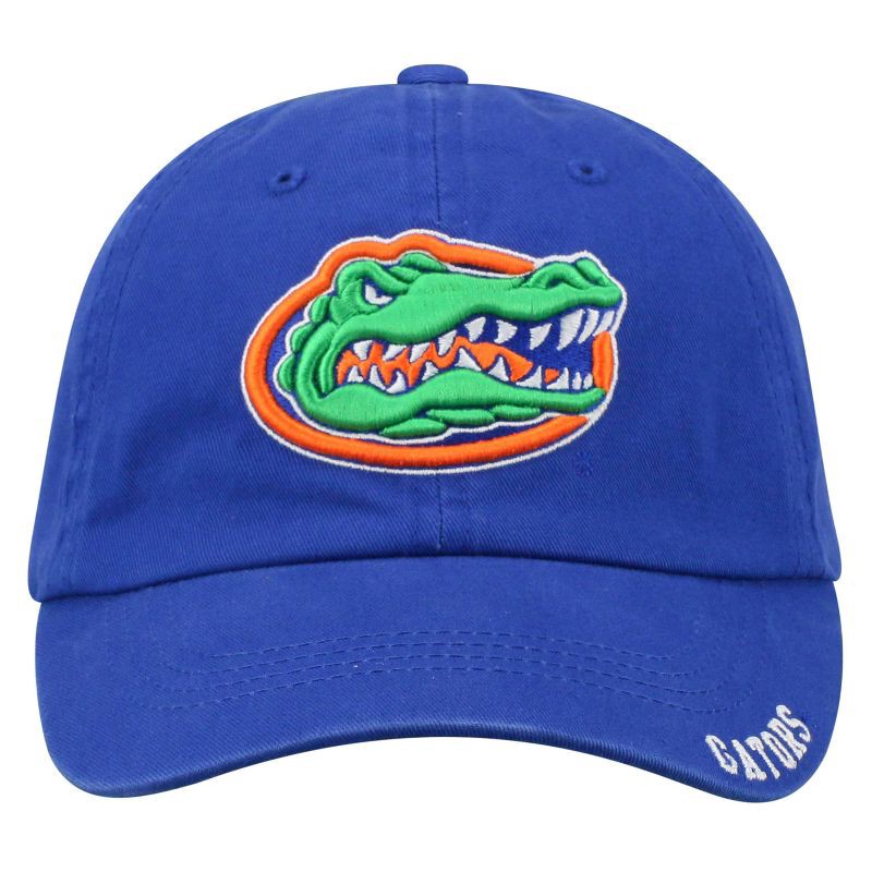slide 3 of 4, NCAA Florida Gators Captain Unstructured Washed Cotton Hat: University of Florida Adjustable Baseball Cap, 1 ct