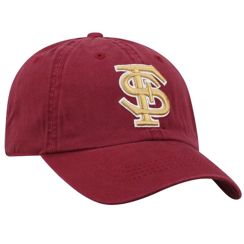 slide 2 of 4, NCAA Florida State Seminoles Captain Unstructured Washed Cotton Hat: Adjustable Solid Baseball Cap, 1 ct