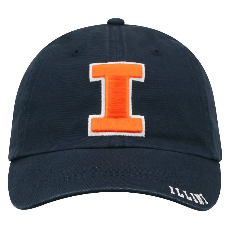slide 3 of 4, NCAA Illinois Fighting Illini Unstructured Washed Cotton Hat, 1 ct