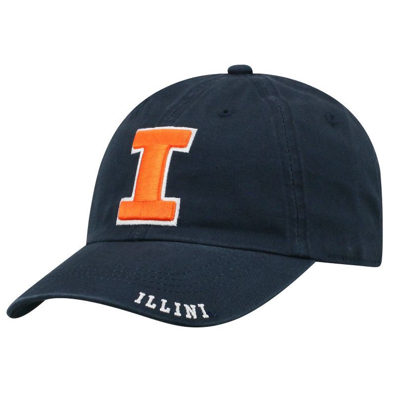 slide 1 of 4, NCAA Illinois Fighting Illini Unstructured Washed Cotton Hat, 1 ct