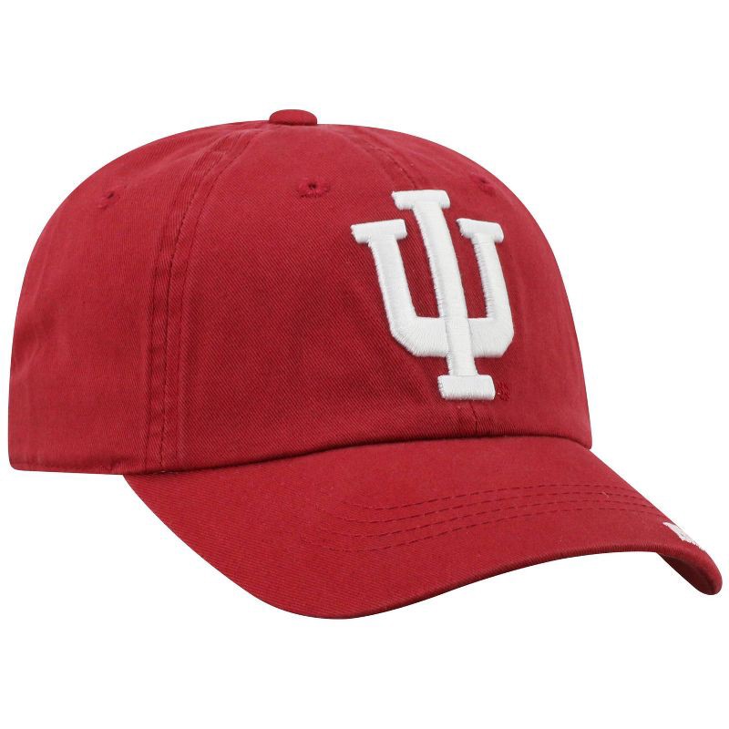 slide 2 of 4, NCAA Indiana Hoosiers Captain Unstructured Washed Cotton Hat, 1 ct