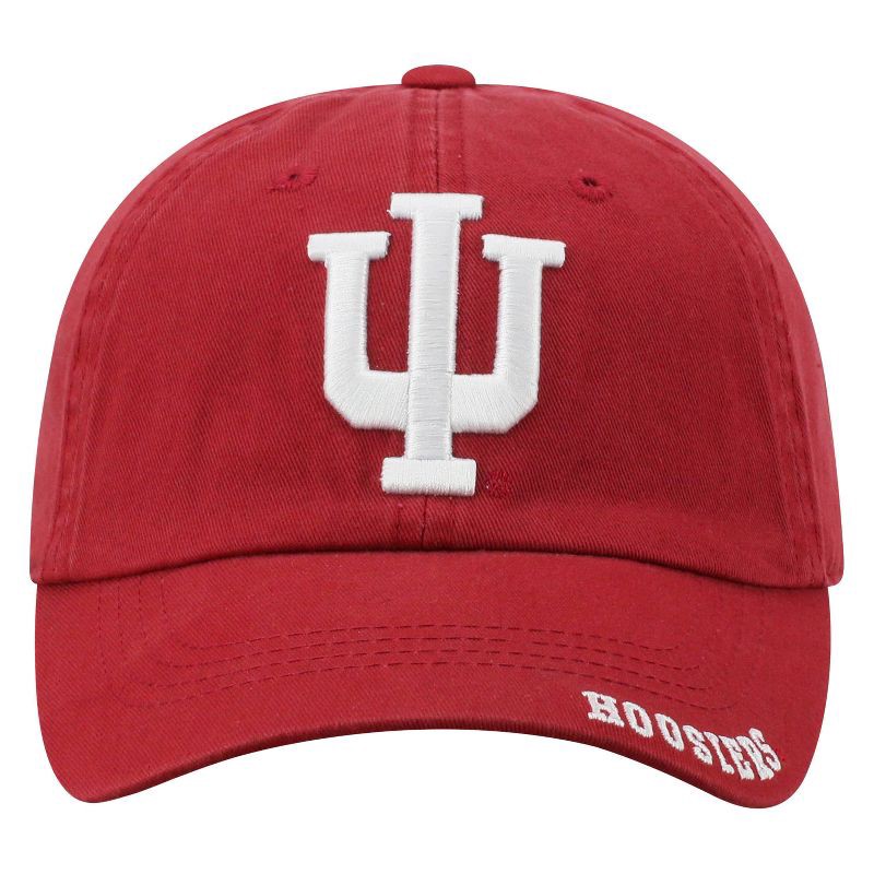 slide 3 of 4, NCAA Indiana Hoosiers Captain Unstructured Washed Cotton Hat, 1 ct