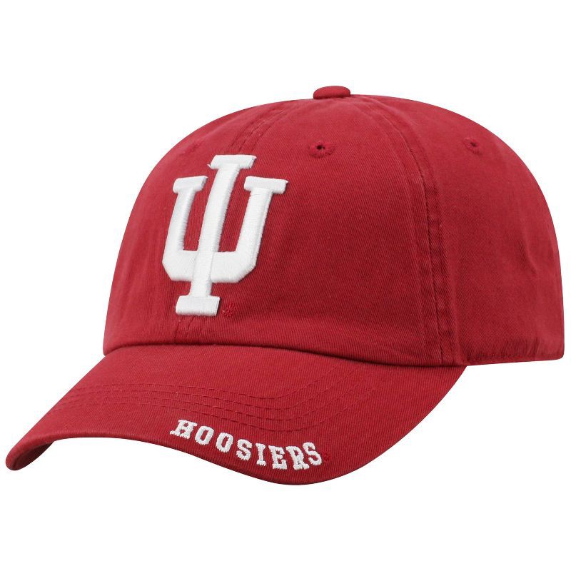 slide 1 of 4, NCAA Indiana Hoosiers Captain Unstructured Washed Cotton Hat, 1 ct