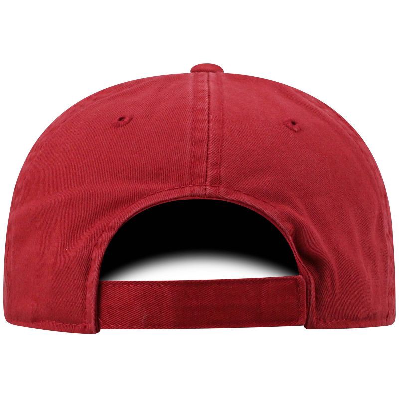 slide 4 of 4, NCAA Iowa State Cyclones Captain Unstructured Washed Cotton Hat: Solid Pattern, Adjustable, One Size Fits Most, 1 ct