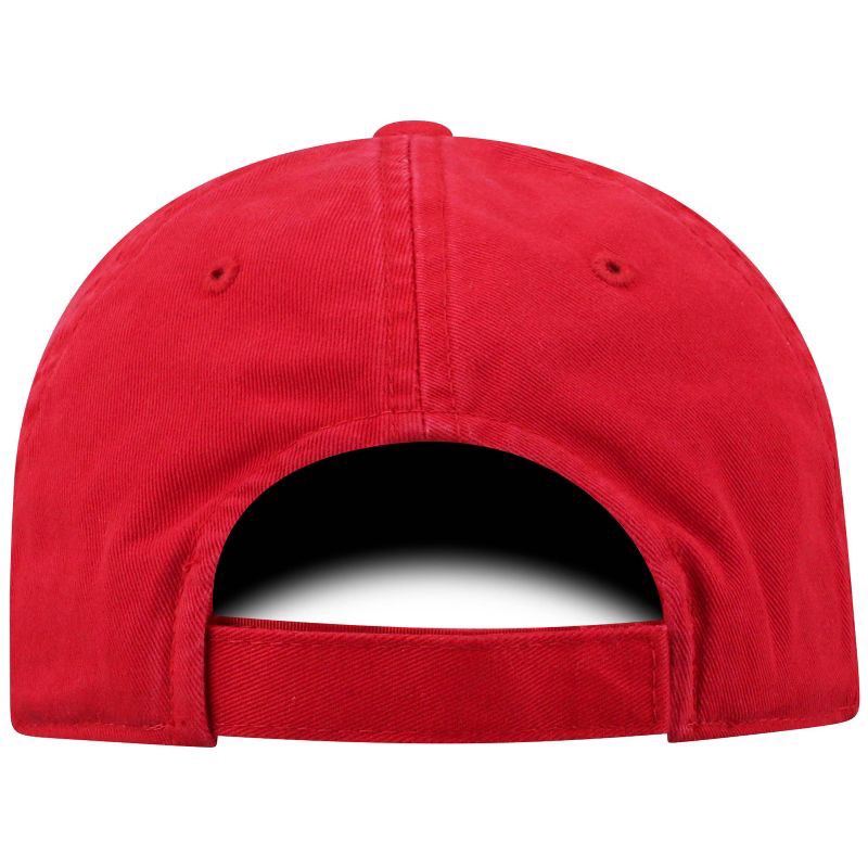 slide 4 of 4, NCAA Louisville Cardinals Captain Unstructured Washed Cotton Hat: Adjustable Solid Design, 1 ct