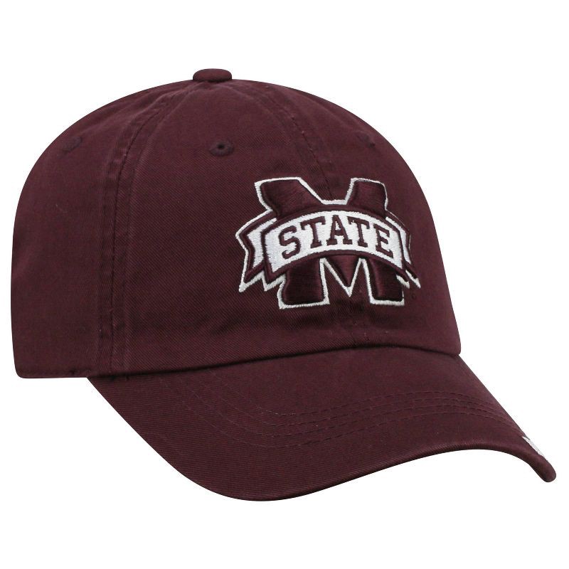 slide 2 of 4, NCAA Mississippi State Bulldogs Unstructured Washed Cotton Hat: Adjustable Solid Baseball Cap, 1 ct