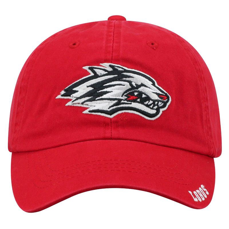 slide 3 of 4, NCAA New Mexico Lobos Captain Unstructured Washed Cotton Hat: Adjustable Solid Baseball Cap, 1 ct
