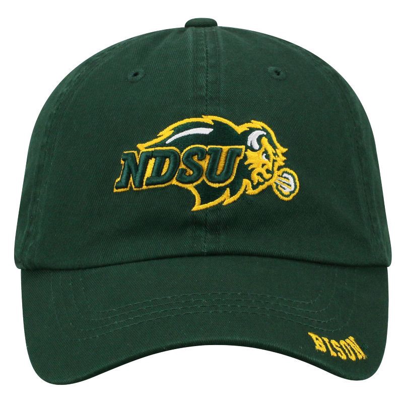 slide 3 of 4, NCAA North Dakota State Bison Unstructured Washed Cotton Hat: Adjustable Solid Baseball Cap, 1 ct