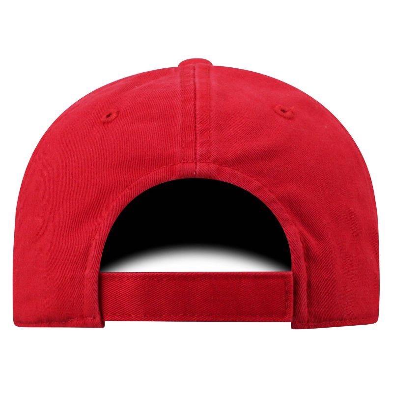 slide 4 of 4, NCAA Utah Utes Captain Unstructured Washed Cotton Hat: Solid Pattern, Adjustable Pull-On, One Size Fits Most, 1 ct