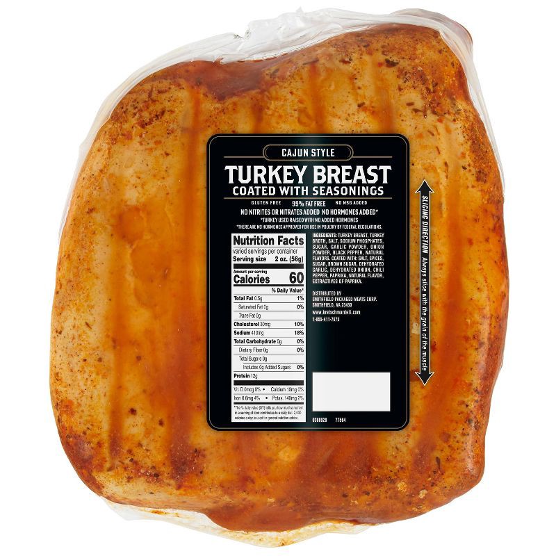 slide 3 of 4, Kretschmar Cajun Seasoned Turkey Breast - Deli Fresh Sliced - price per lb, per lb