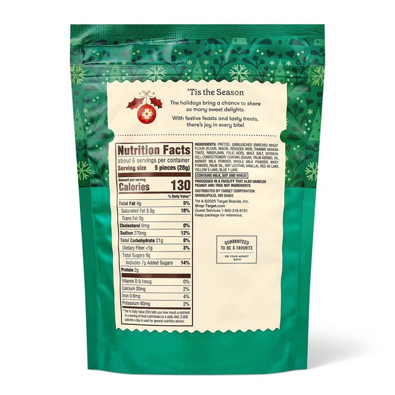 slide 2 of 3, Christmas White Frosted Mini Pretzels - 6oz - Favorite Day™, 6 oz