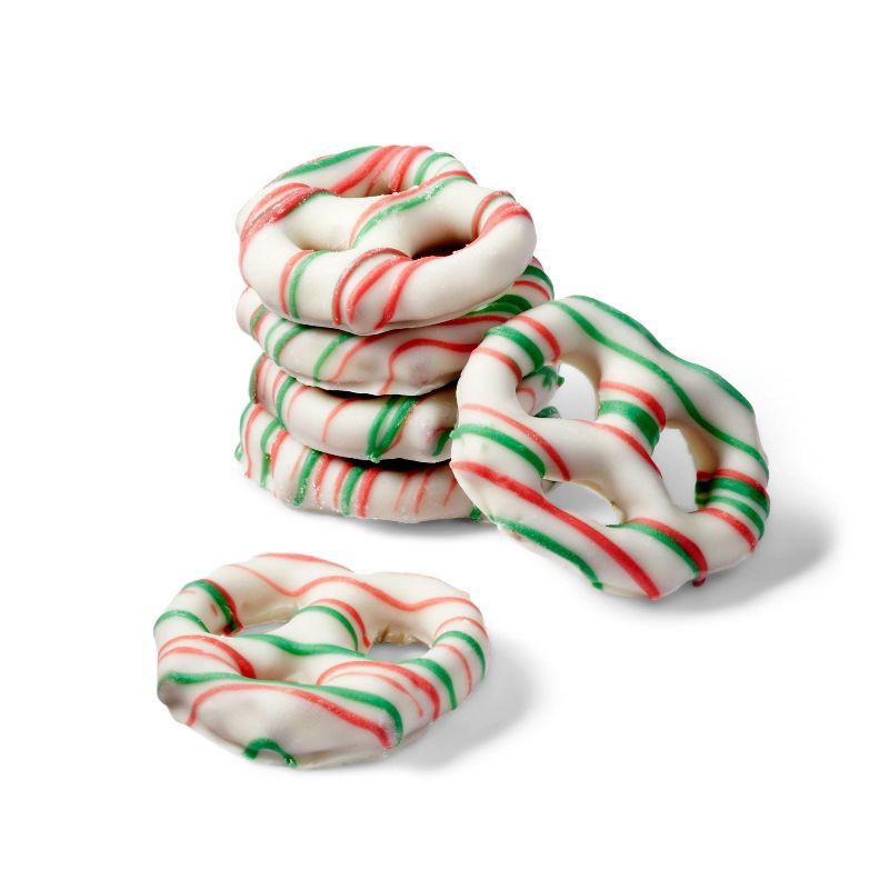 slide 3 of 3, Christmas White Frosted Mini Pretzels - 6oz - Favorite Day™, 6 oz
