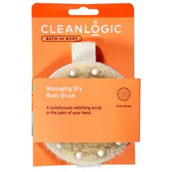 cleanlogic Bath and Body Massaging Dry Body Brush 1 Each