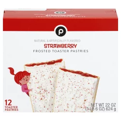 Publix Frosted Strawberry Toaster Pastries