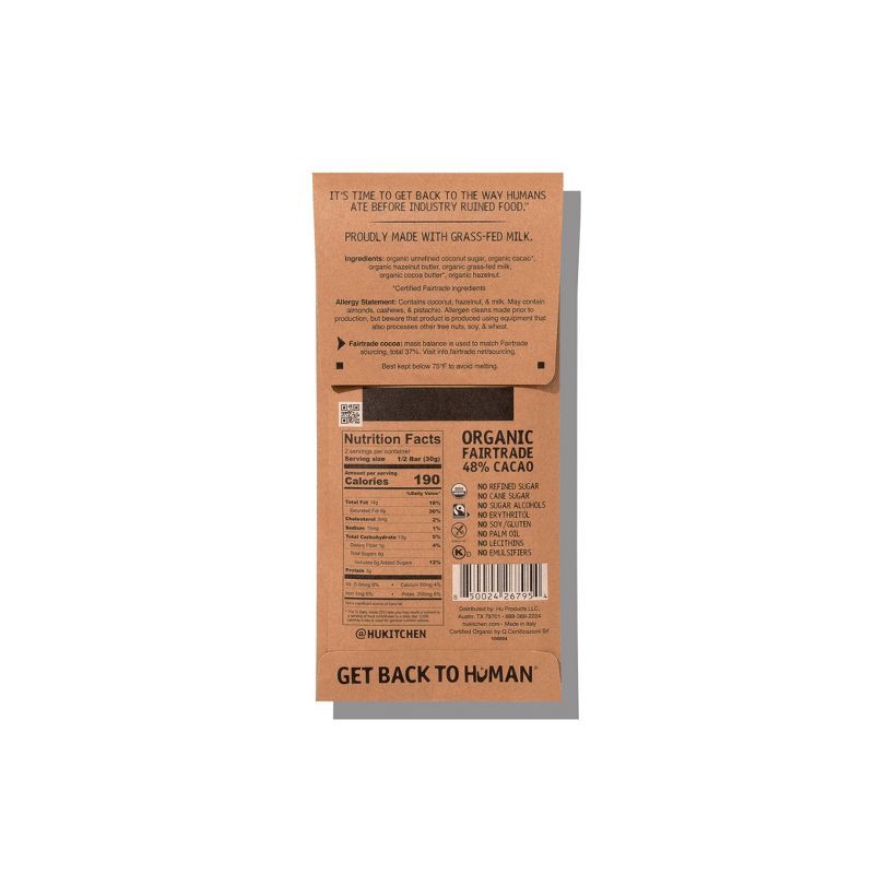 slide 2 of 3, Hu Kitchen Hu Hazelnut Butter + Hazelnut Crunch Milk Chocolate Candy - 2.1oz, 2.1 oz