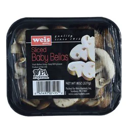 Baby Bellas, Sliced Mushrooms