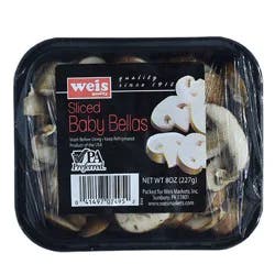 Baby Bellas, Sliced Mushrooms