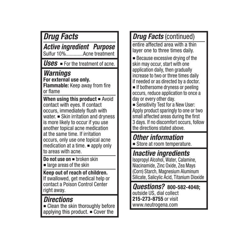 Neutrogena Stubborn Acne Spot Drying Lotion - 1 fl oz 1 fl oz | Shipt