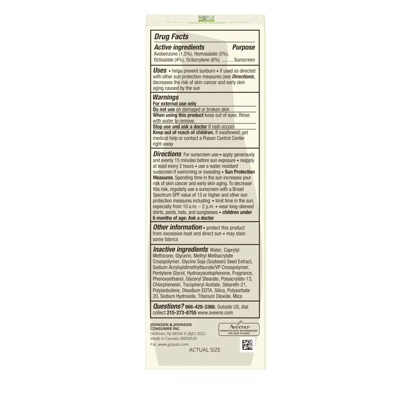 slide 10 of 11, Aveeno Positively Radiant Sheer Daily Moisturizer - SPF 30 - 2.3 fl oz, 30 x 2.3 fl oz