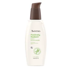 Aveeno Positively Radiant Sheer Daily Moisturizer - SPF 30 - 2.3 fl oz: Hypoallergenic, Dye-Free, Oil-Free, For Normal To Very Dry Skin