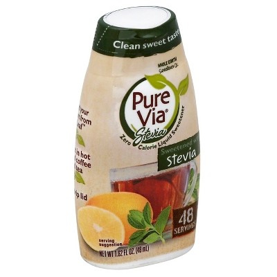 slide 1 of 1, Pure Via PureVia Liquid Stevia, 1.62 oz