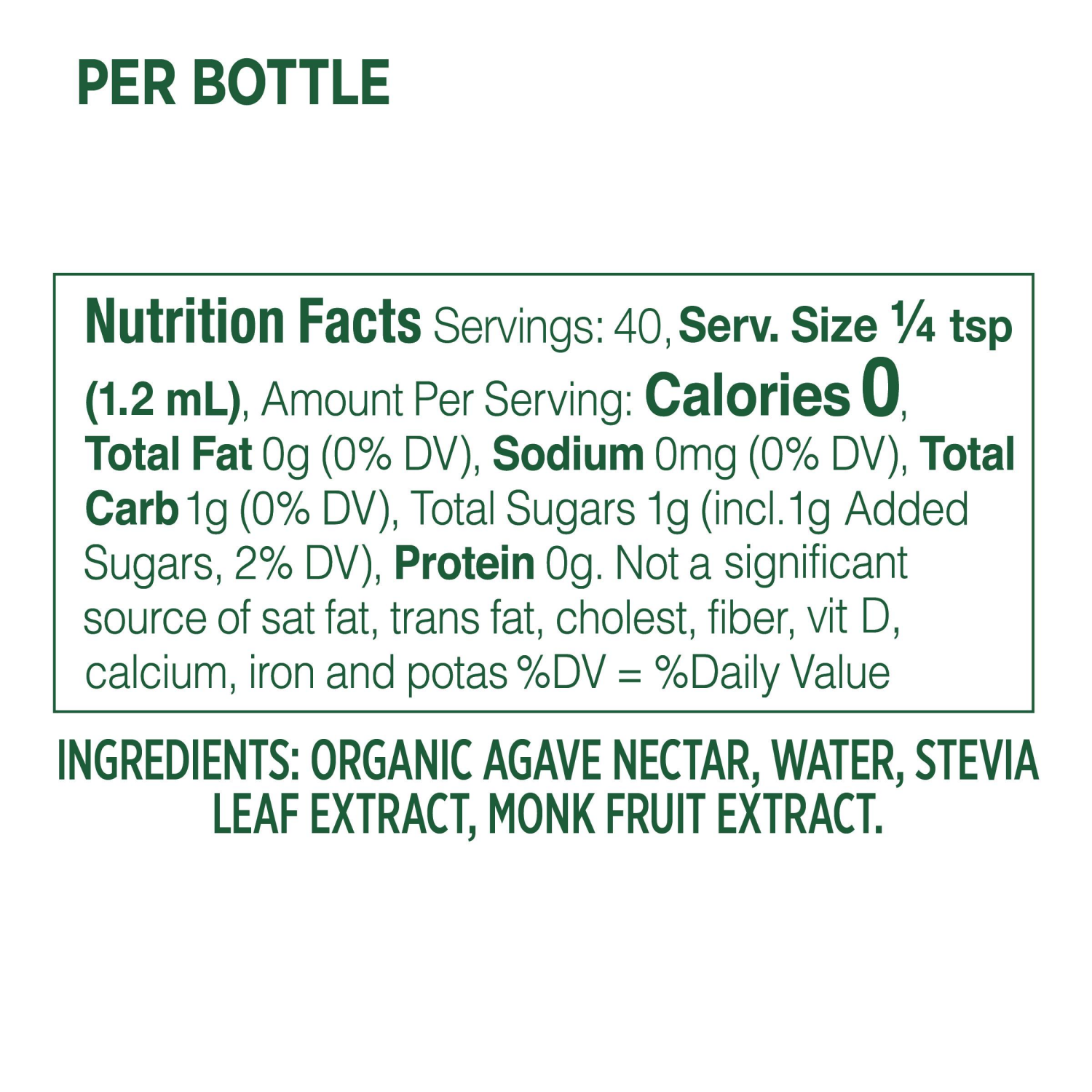 slide 2 of 4, Whole Earth Sweetener Co. Stevia & Monk Fruit Original Liquid Sweetener 1.62 oz, 1.62 oz