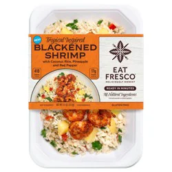 Eat Fresco Blackened Shrimp With Coconut Rice & Red Pepper