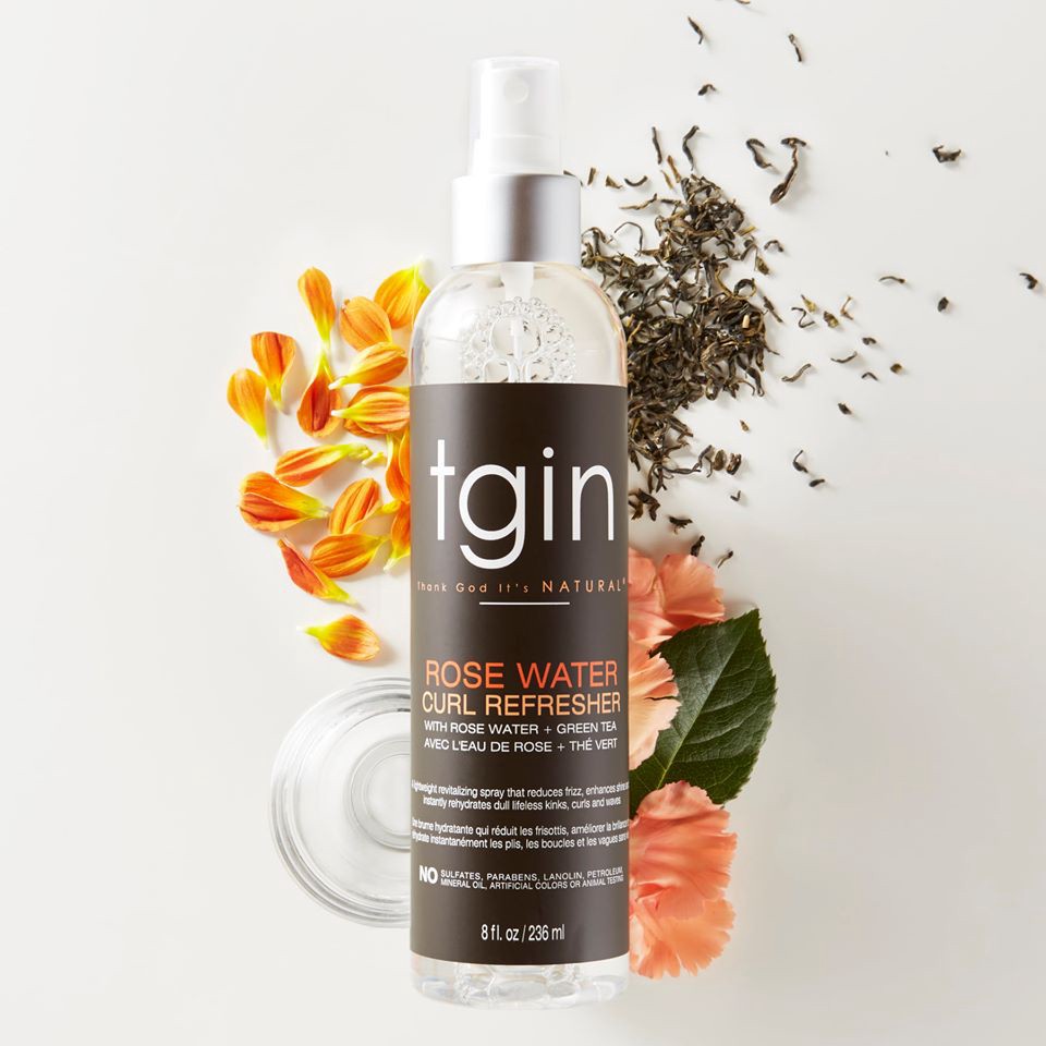 slide 10 of 13, TGIN Rose Water Curl Refresher 8 fl oz, 8 fl oz