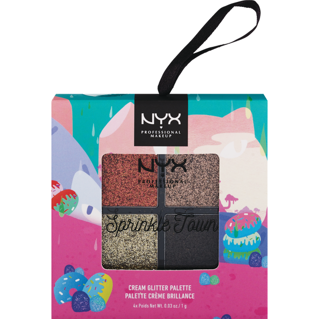 slide 1 of 1, NYX Professional Makeup Sprinkle Town Chocolate Shake Cream Glitter Palatte, 1 ct