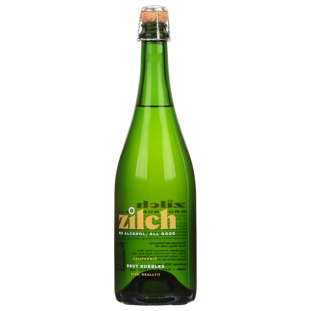 slide 3 of 9, Zilch California Brut Bubbles 24.5 fl oz, 24.5 fl oz