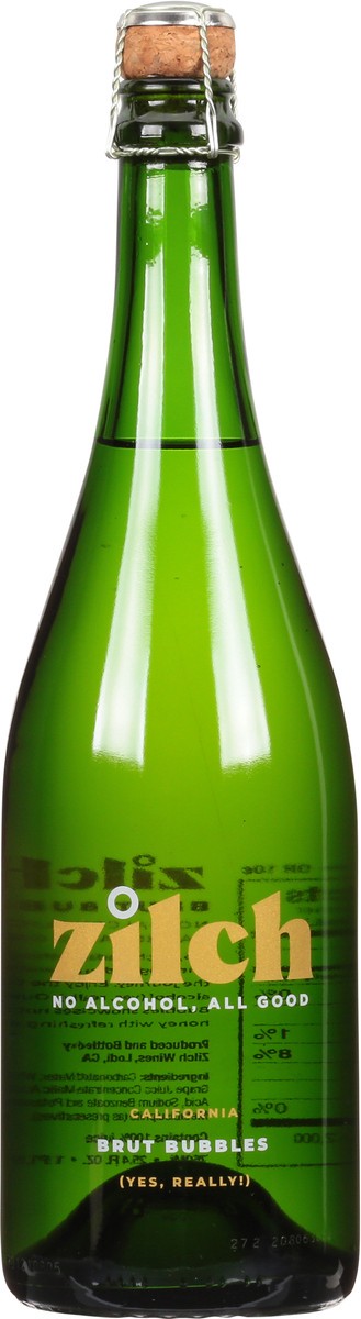 slide 6 of 9, Zilch California Brut Bubbles 24.5 fl oz, 24.5 fl oz