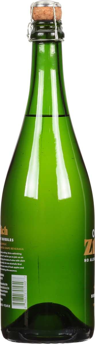 slide 9 of 9, Zilch California Brut Bubbles 24.5 fl oz, 24.5 fl oz