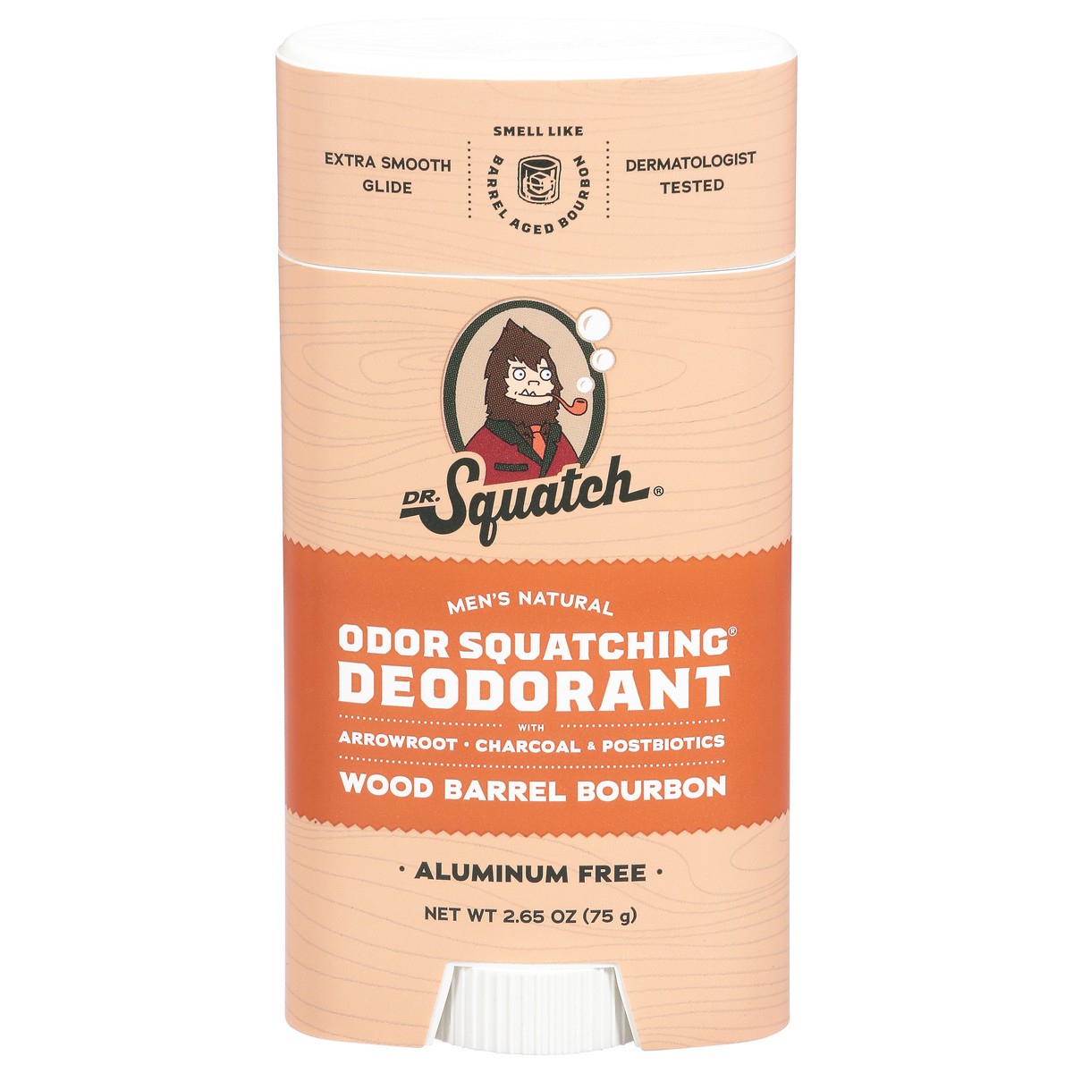 slide 12 of 12, Squatch Wood Barrel Bourbon Deodorant 2.65 oz, 2.65 oz