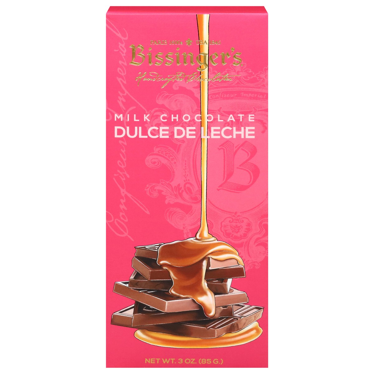 slide 1 of 13, Bissinger's Milk Chocolate Dulce de Leche 3 oz, 3 oz