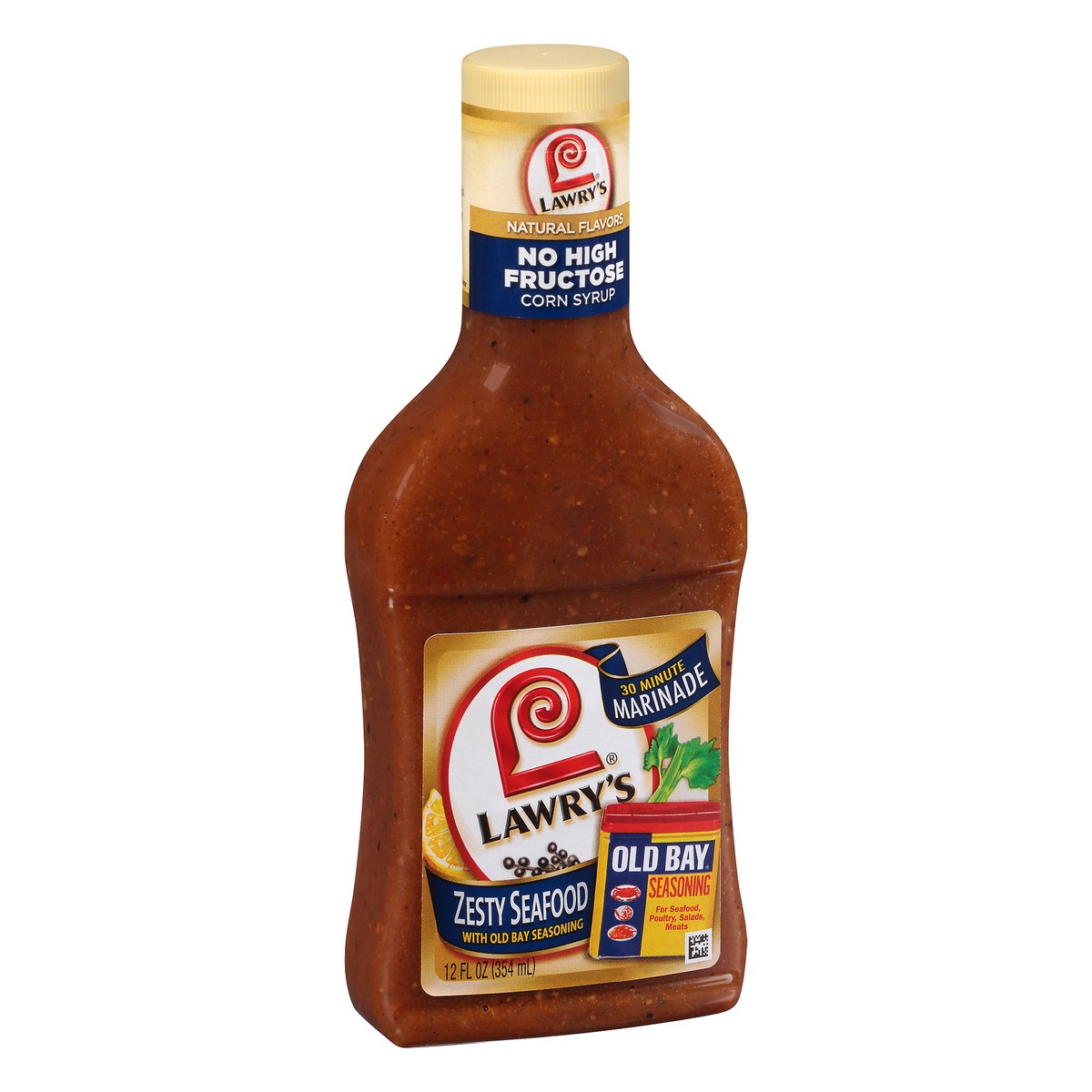 slide 2 of 10, Lawry's Zesty Seafood Marinade With Old Bay, 12 fl oz