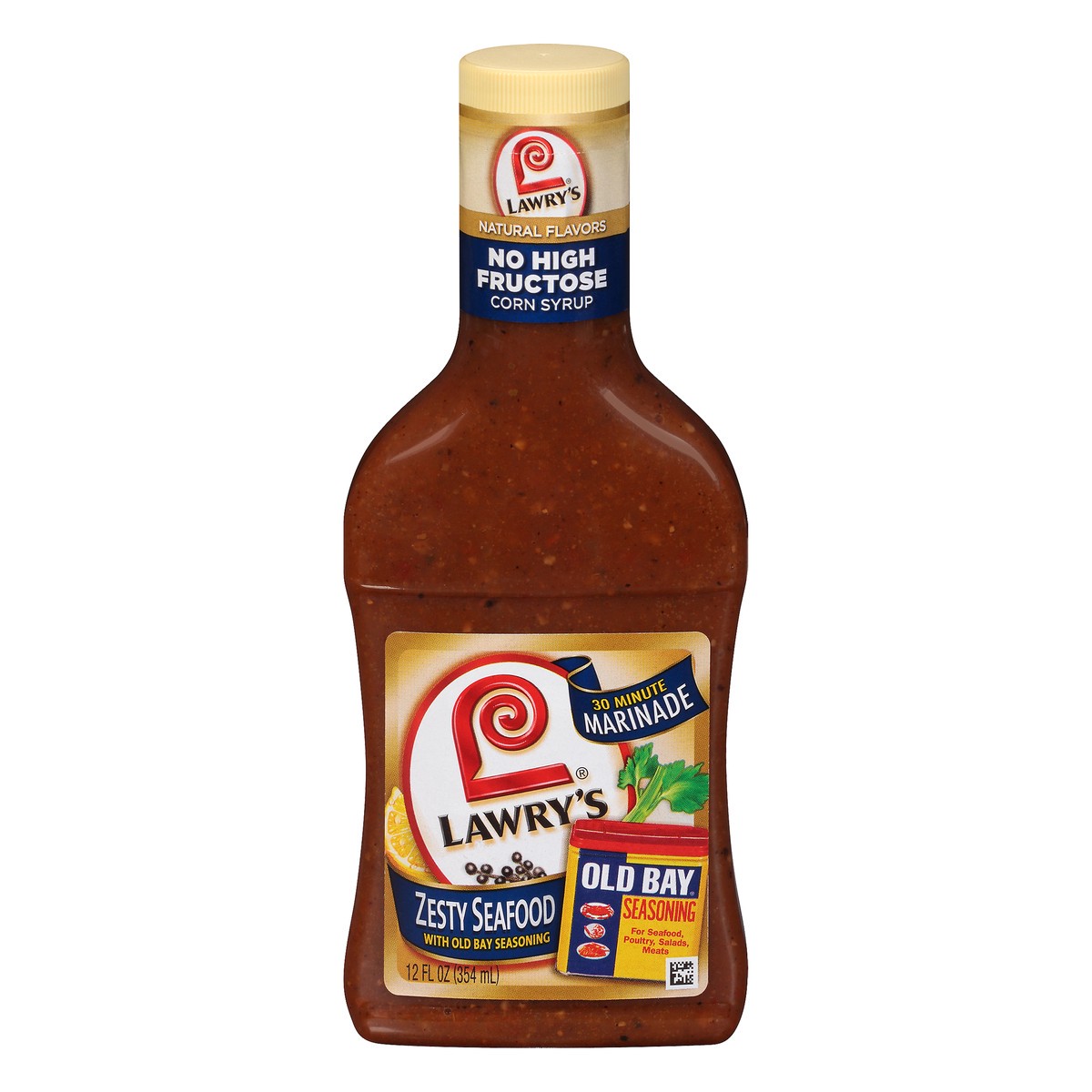 slide 1 of 10, Lawry's Zesty Seafood Marinade With Old Bay, 12 fl oz