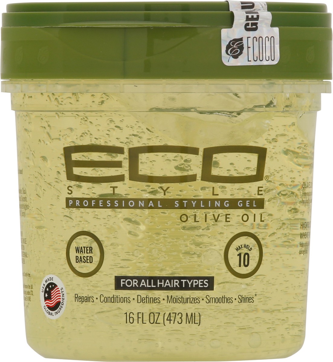 slide 6 of 9, Eco Styler Ecoco Style Gel Olive, 16 oz